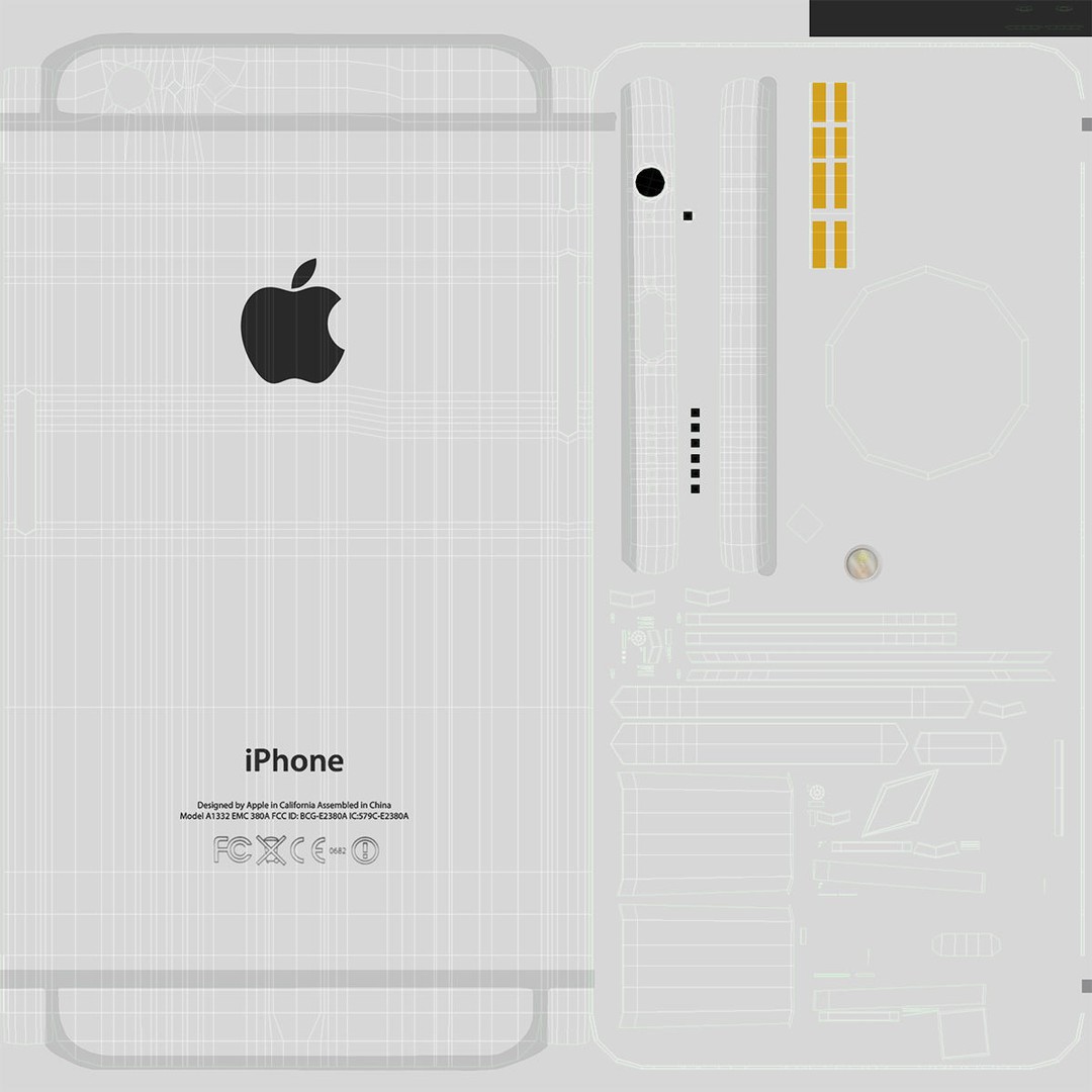 Apple iPhone 6 Plus 3D Model – Low Poly Game-Ready Asset, FBX, OBJ