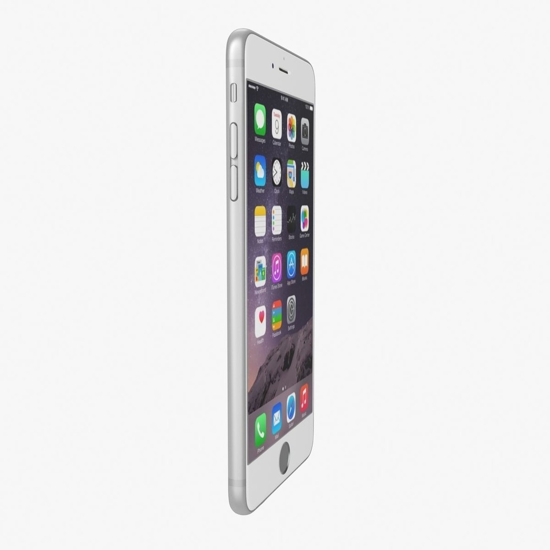 Apple iPhone 6 Plus 3D Model – Low Poly Game-Ready Asset, FBX, OBJ - View 13