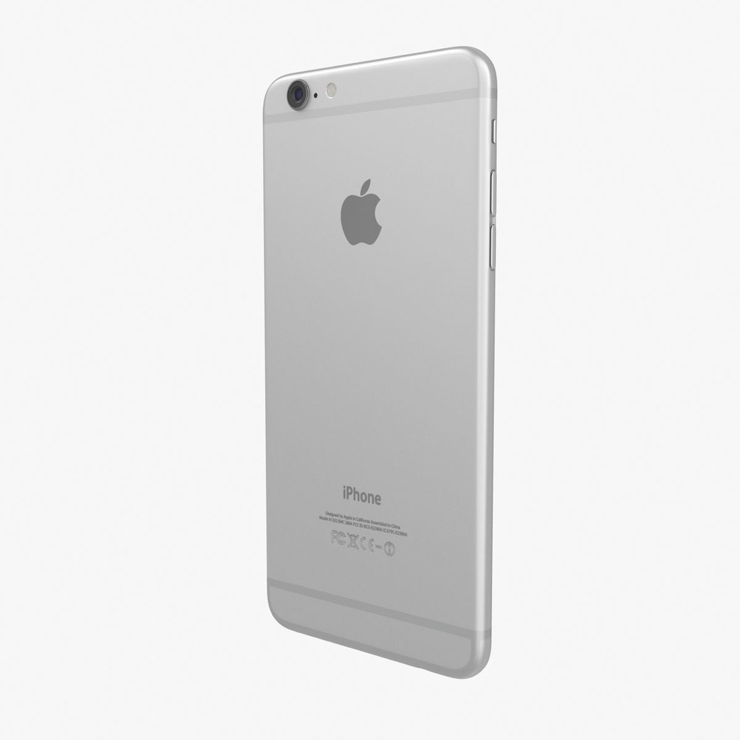 Apple iPhone 6 Plus 3D Model – Low Poly Game-Ready Asset, FBX, OBJ - View 15