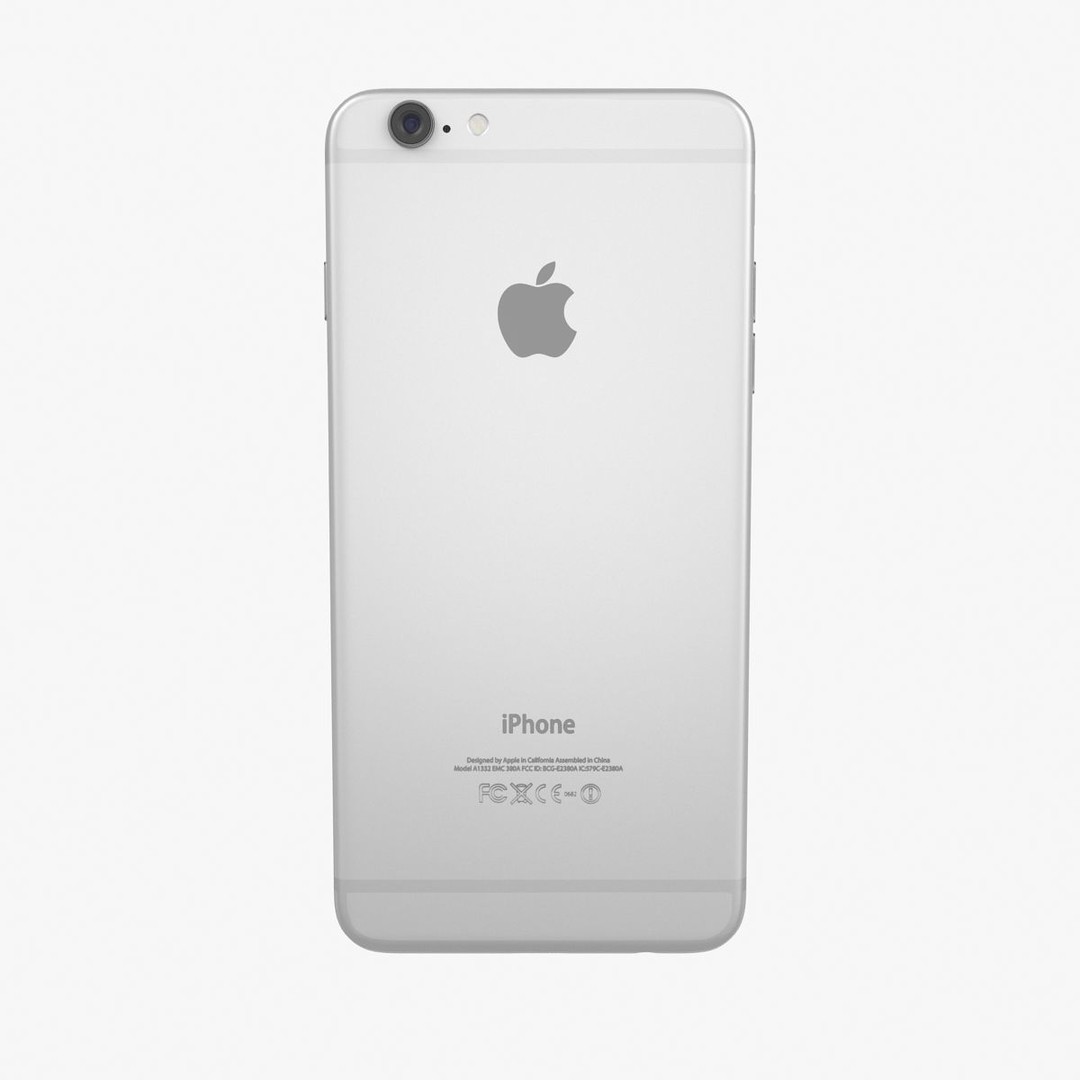 Apple iPhone 6 Plus 3D Model – Low Poly Game-Ready Asset, FBX, OBJ - View 16