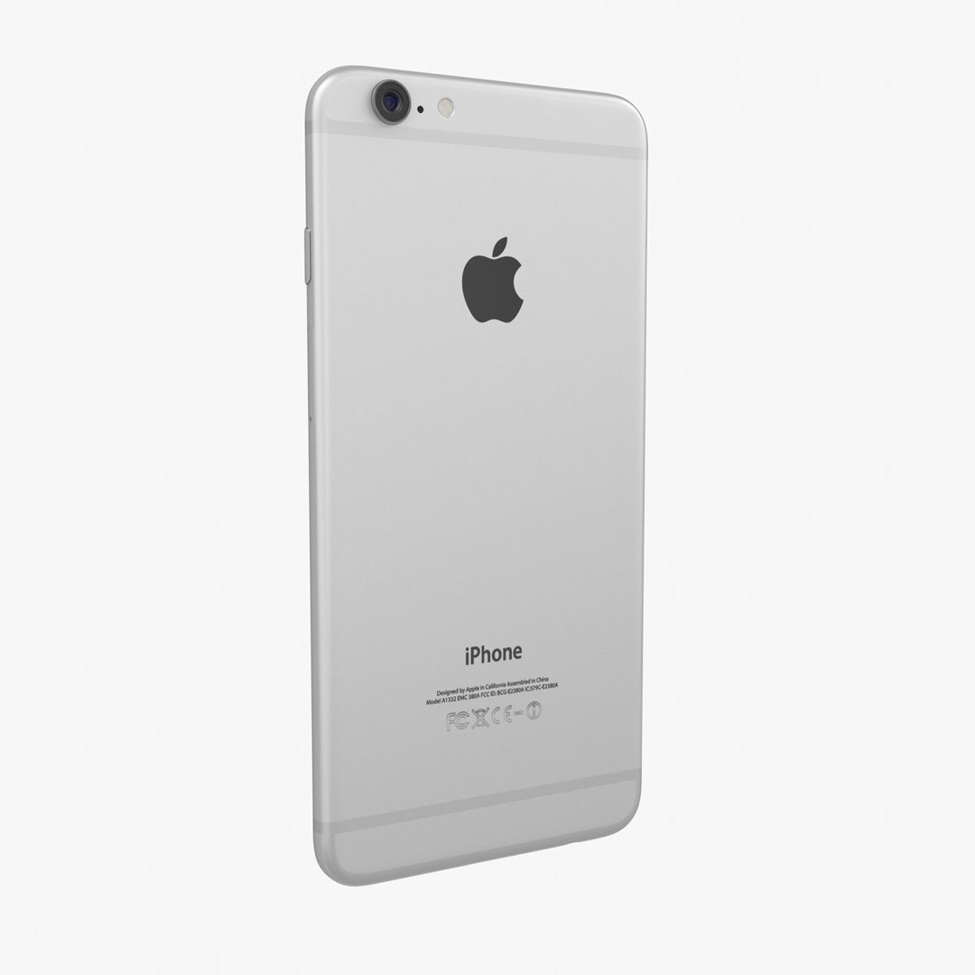 Apple iPhone 6 Plus 3D Model – Low Poly Game-Ready Asset, FBX, OBJ - View 17