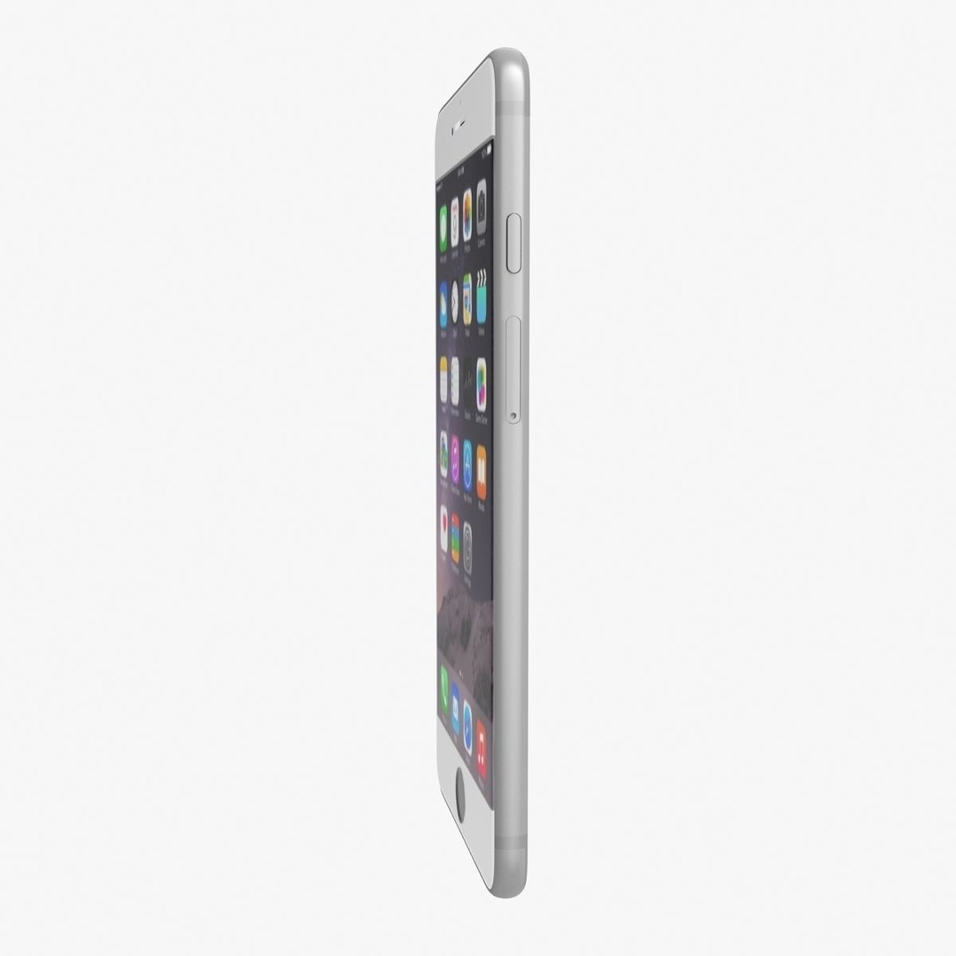 Apple iPhone 6 Plus 3D Model – Low Poly Game-Ready Asset, FBX, OBJ - View 19