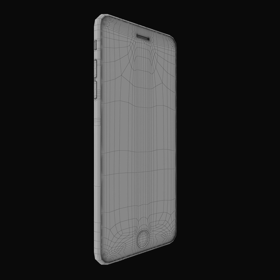 Apple iPhone 6 Plus 3D Model – Low Poly Game-Ready Asset, FBX, OBJ - View 26
