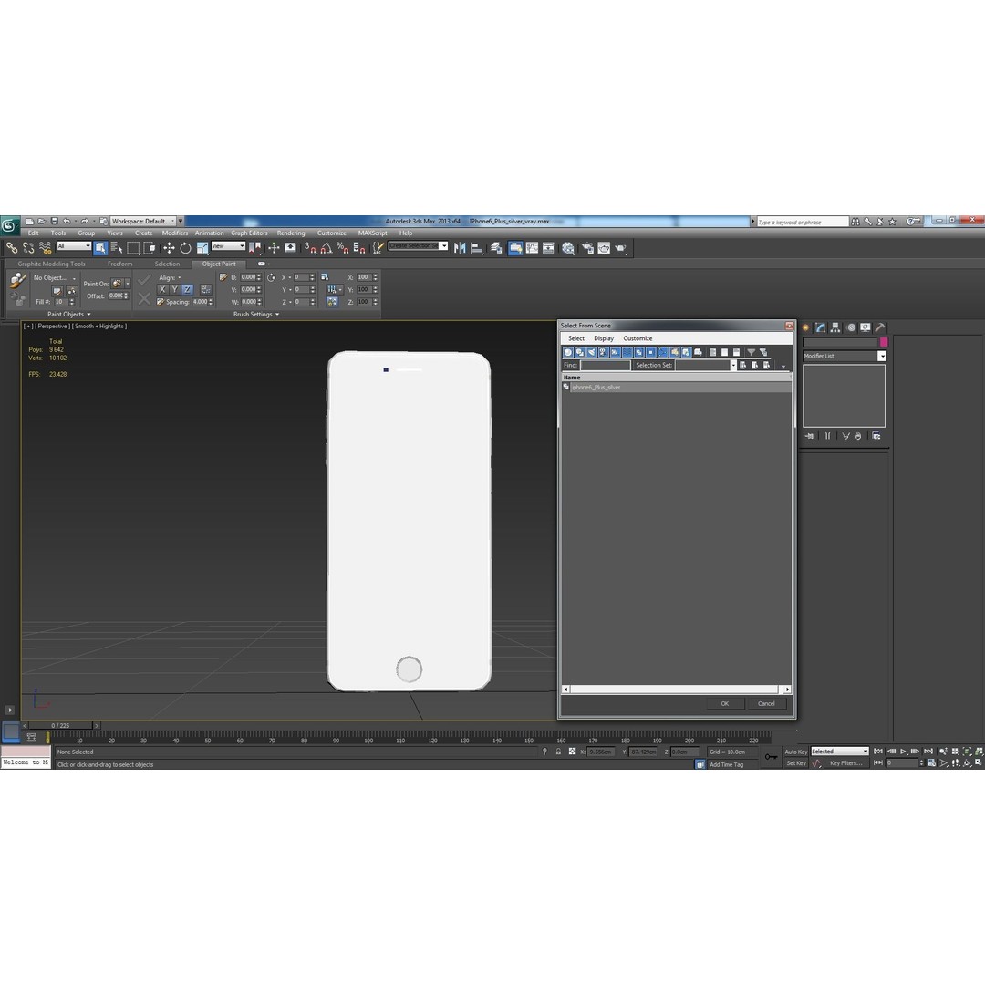 Apple iPhone 6 Plus 3D Model – Low Poly Game-Ready Asset, FBX, OBJ - View 33