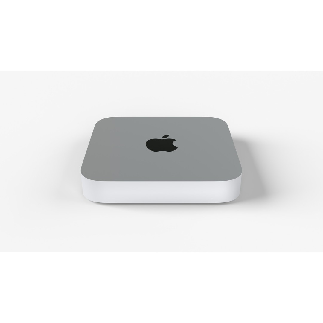 Apple Mac Mini M2 Pro 3D Model – High Poly PBR Asset, FBX, OBJ, Blender - View 3