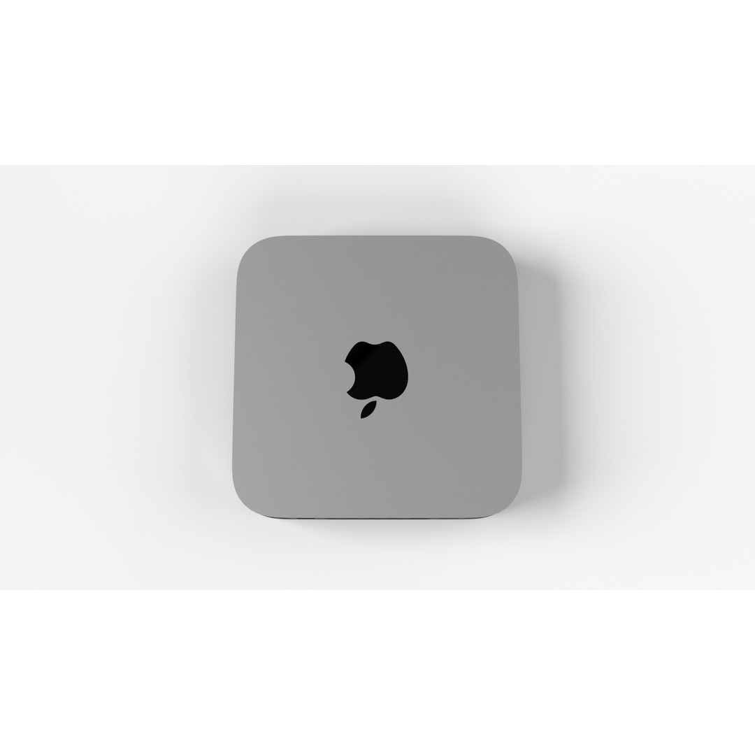 Apple Mac Mini M2 Pro 3D Model – High Poly PBR Asset, FBX, OBJ, Blender - View 4