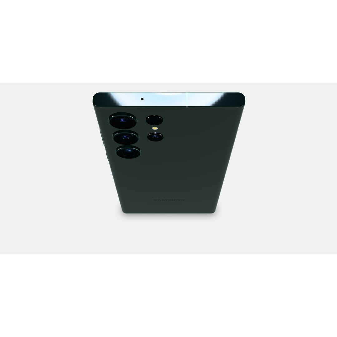 Samsung Galaxy S23 Ultra 3D Model – PBR Smartphone for Visualization - View 3