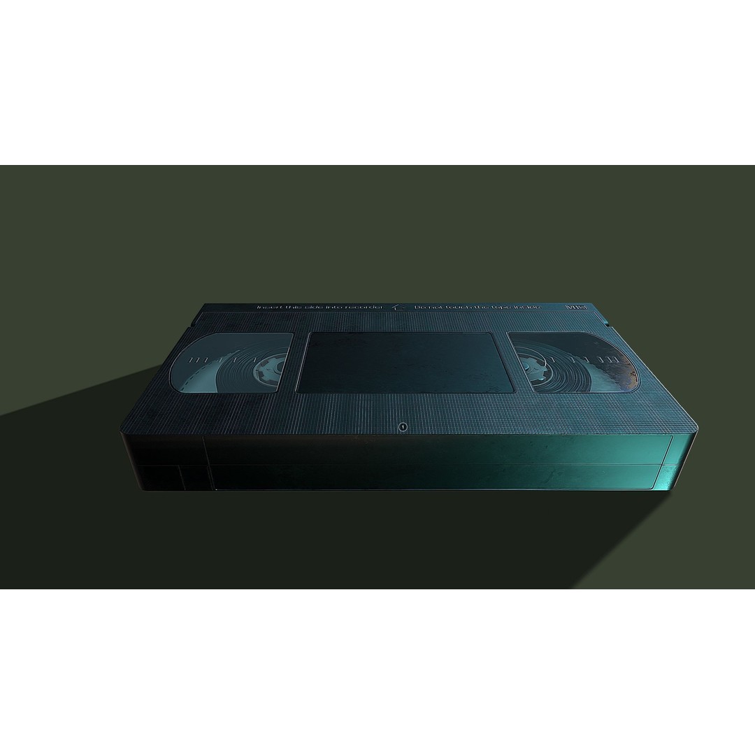 VHS 3D Model – Low Poly Game Asset, FBX, PBR Textures - View 3