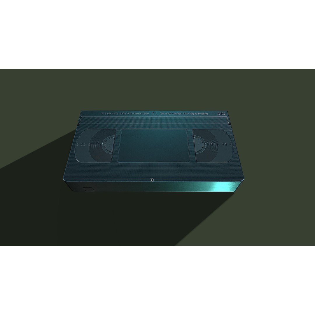 VHS 3D Model – Low Poly Game Asset, FBX, PBR Textures - View 6