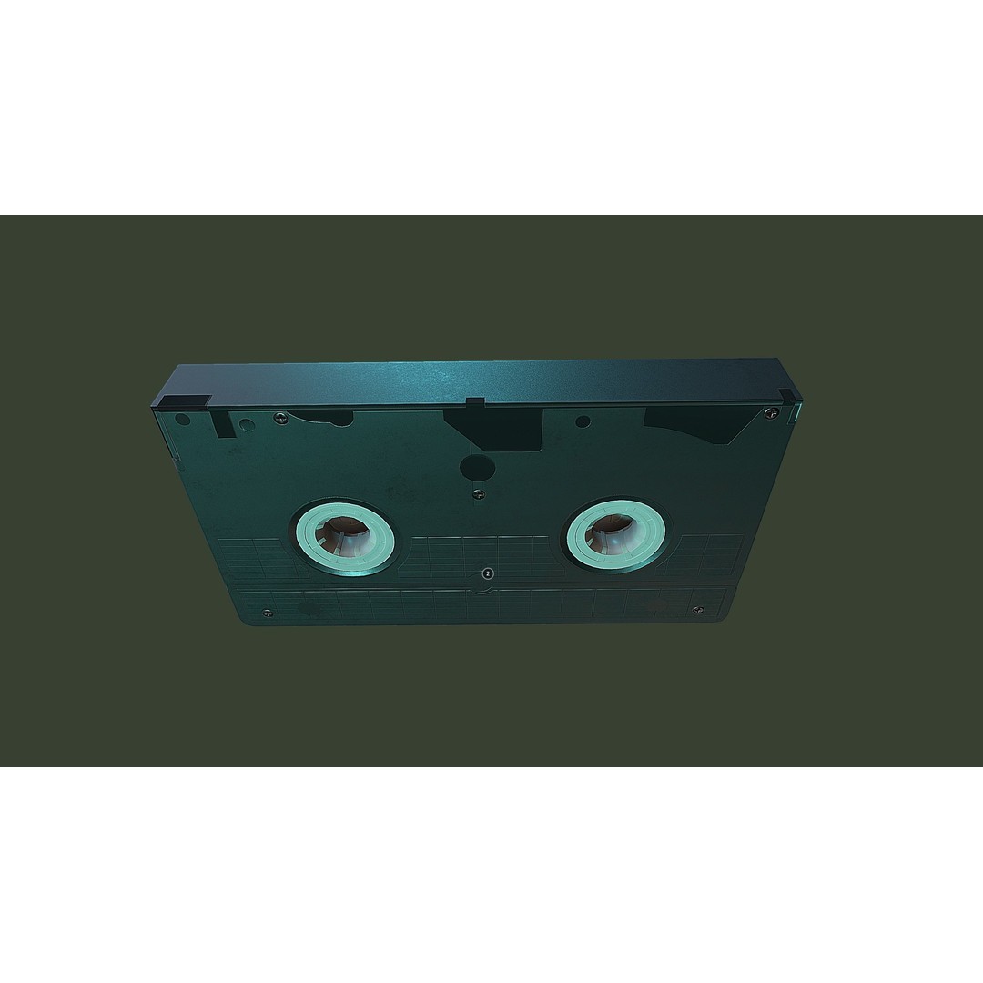 VHS 3D Model – Low Poly Game Asset, FBX, PBR Textures - View 7