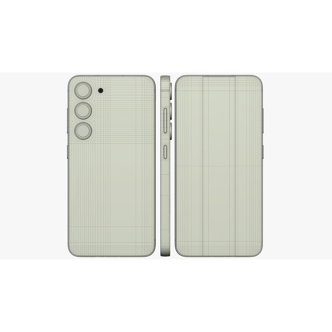 Samsung Galaxy S23 3D Model – Low Poly PBR Asset, FBX, OBJ, Blender - View 14
