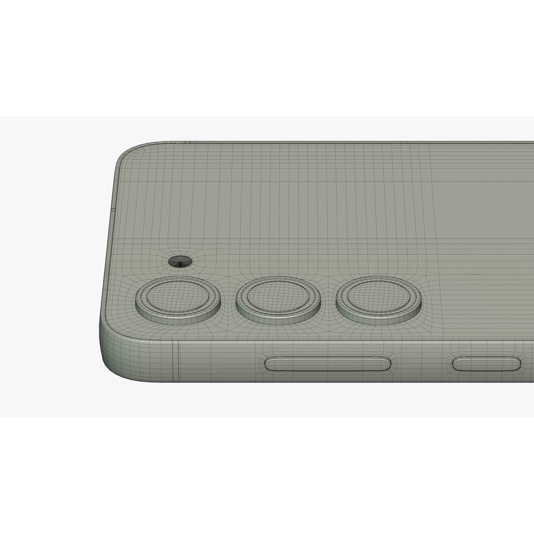 Samsung Galaxy S23 3D Model – Low Poly PBR Asset, FBX, OBJ, Blender - View 17