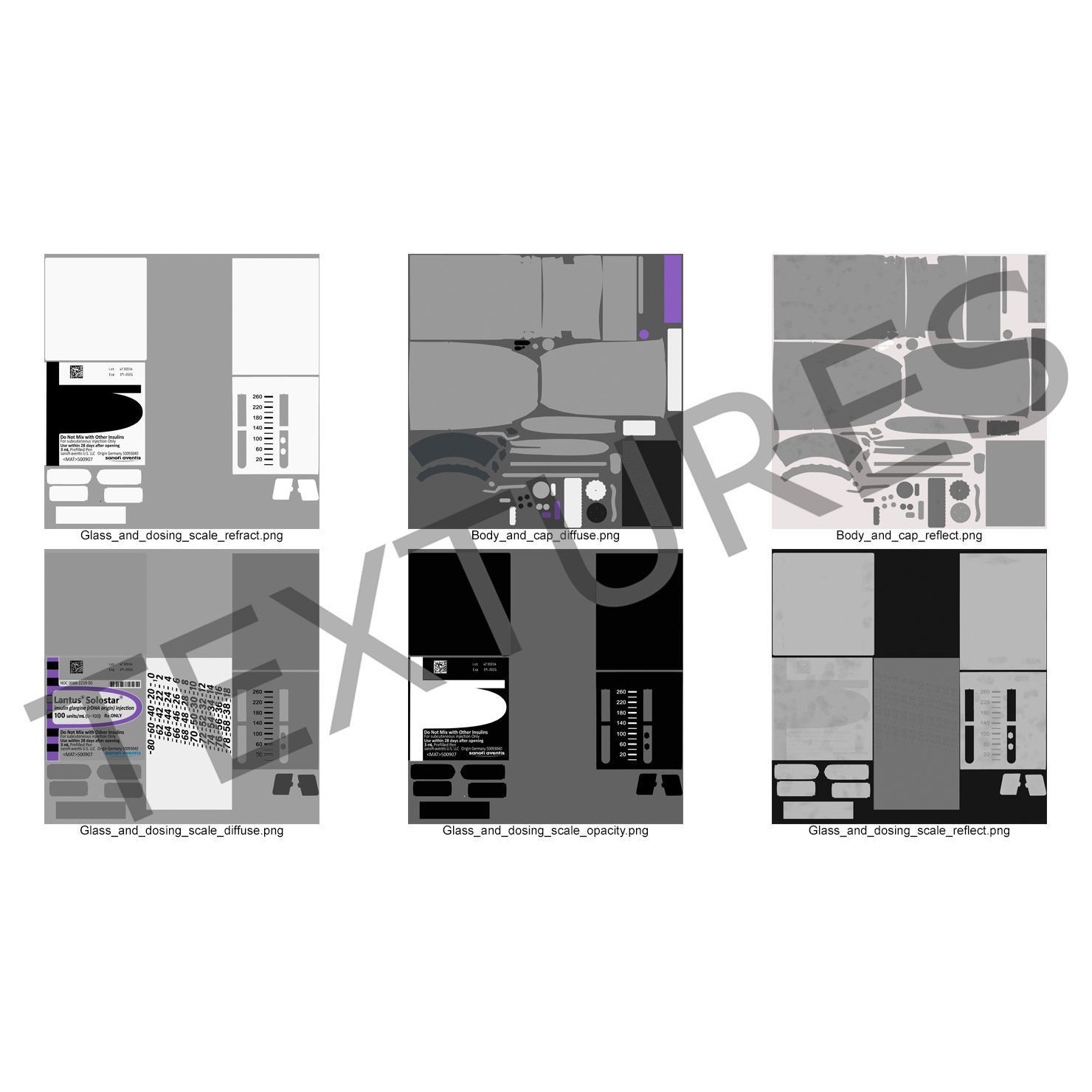 Insulin Pen - Game-Ready 3D Model - View 13