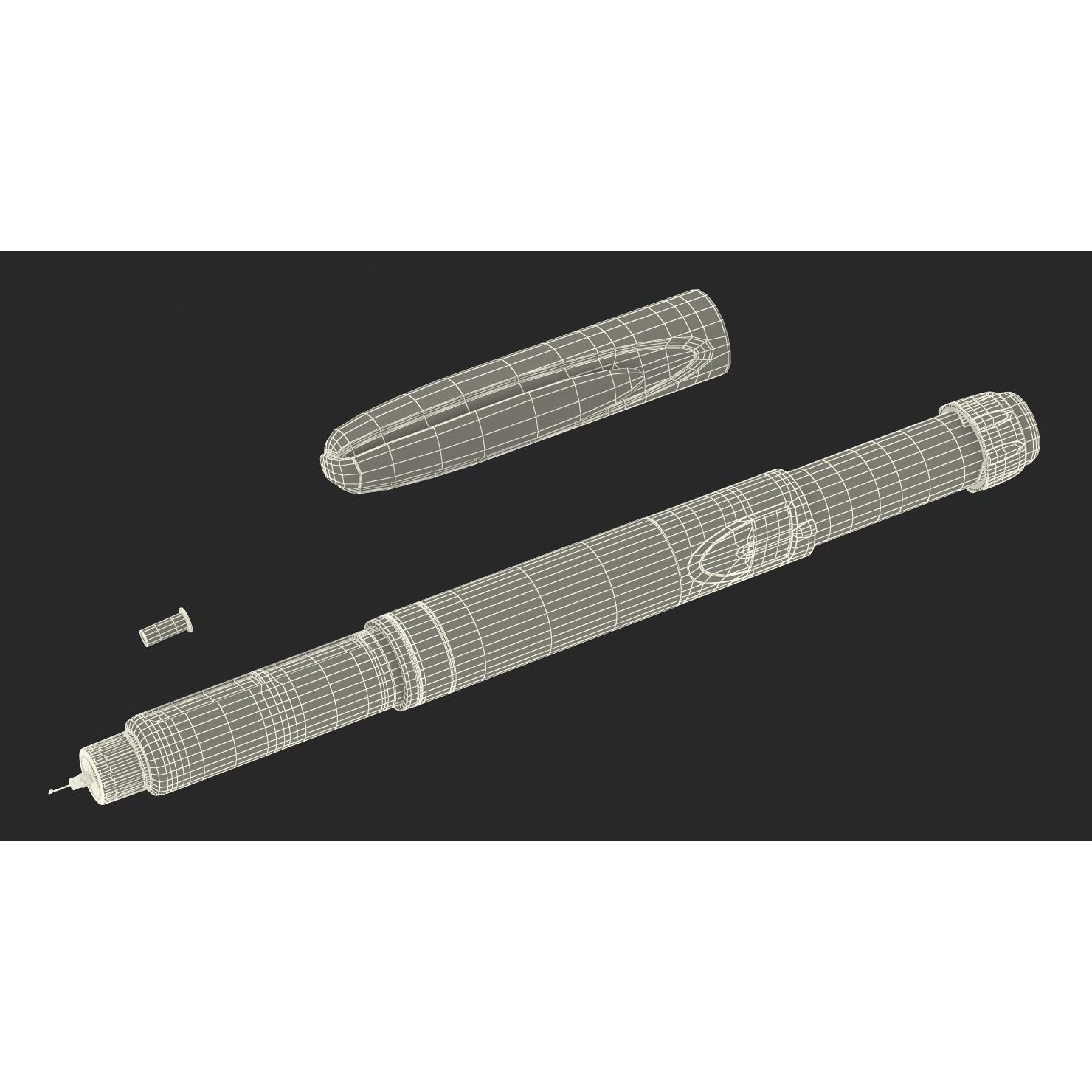 Insulin Pen - Game-Ready 3D Model - View 16