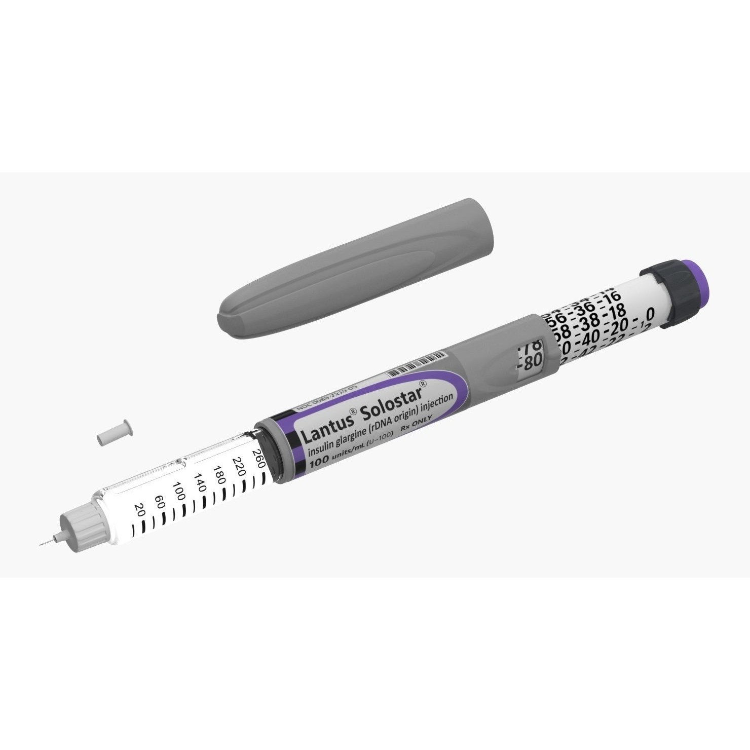 Insulin Pen - Game-Ready 3D Model - View 4