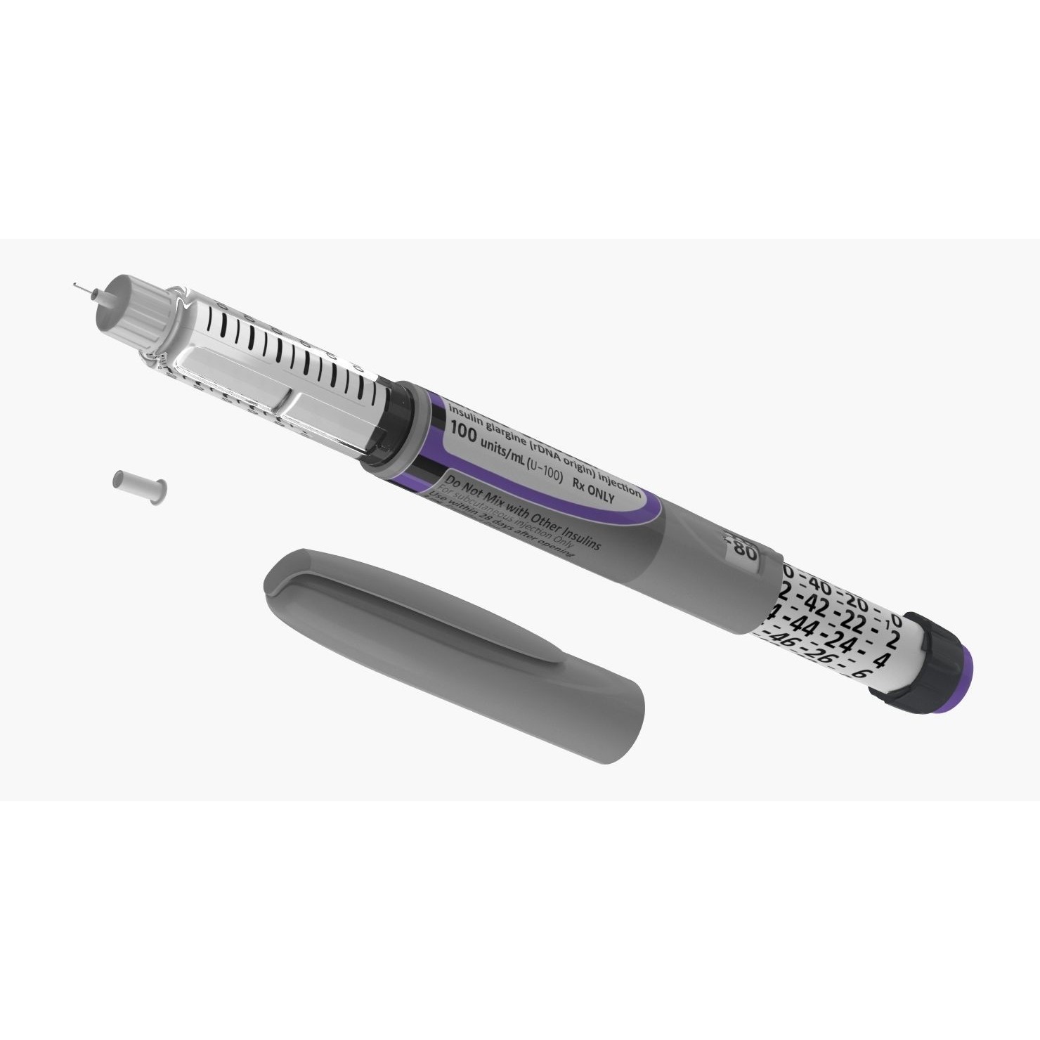 Insulin Pen - Game-Ready 3D Model - View 6