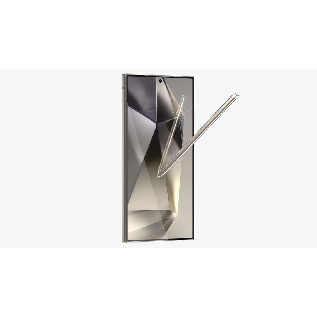 Samsung Galaxy S24 Ultra 3D Model – Low Poly PBR Smartphone, FBX - View 12