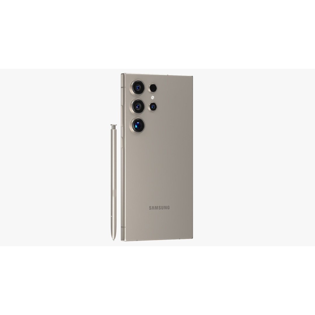 Samsung Galaxy S24 Ultra 3D Model – Low Poly PBR Smartphone, FBX - View 13
