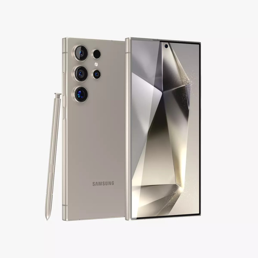Samsung Galaxy S24 Ultra 3D Model – Low Poly PBR Smartphone, FBX - View 2