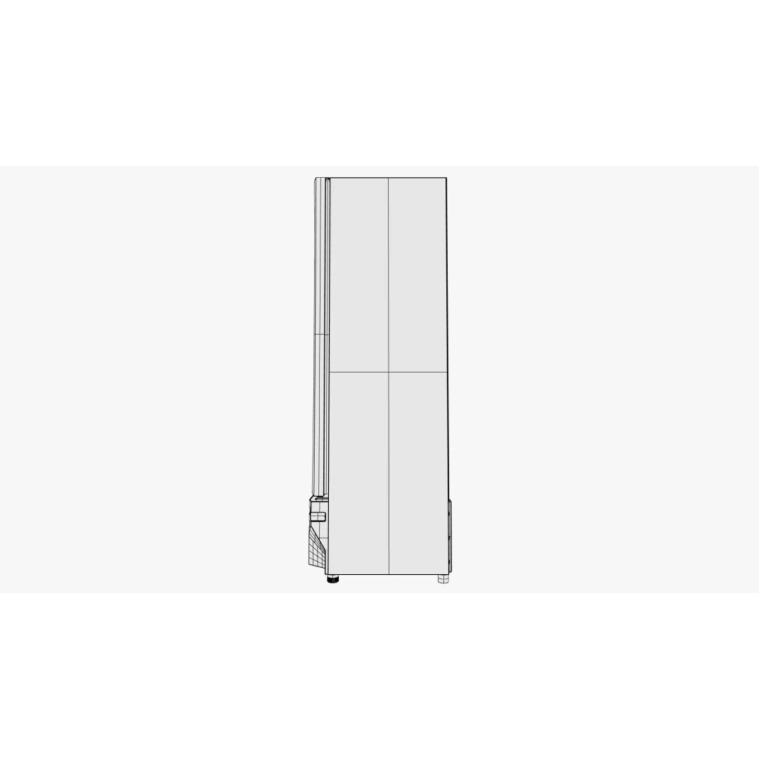 Supermarket Fridge 3D Model – Detailed Refrigerator, FBX, OBJ - View 11