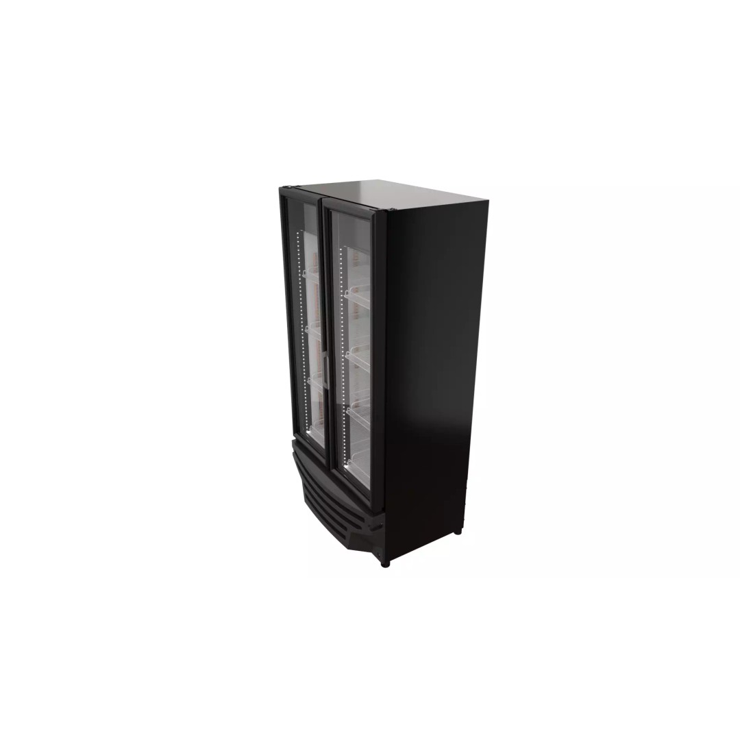 Supermarket Fridge 3D Model – Detailed Refrigerator, FBX, OBJ - View 4
