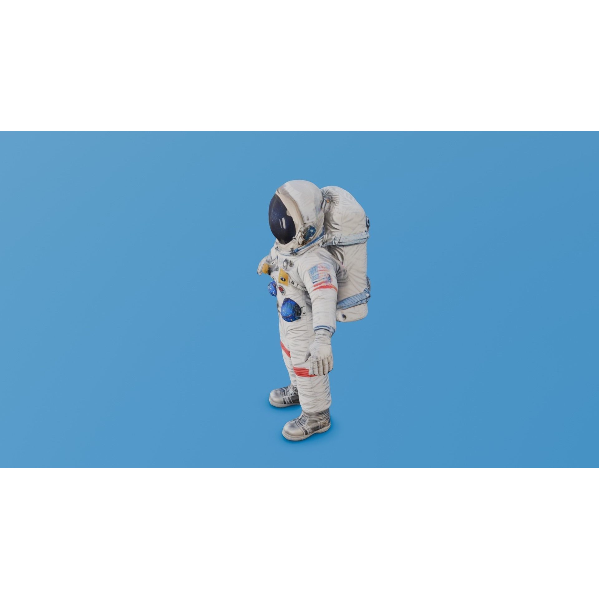 Astronaut - Low-Poly Game-Ready 3D Model