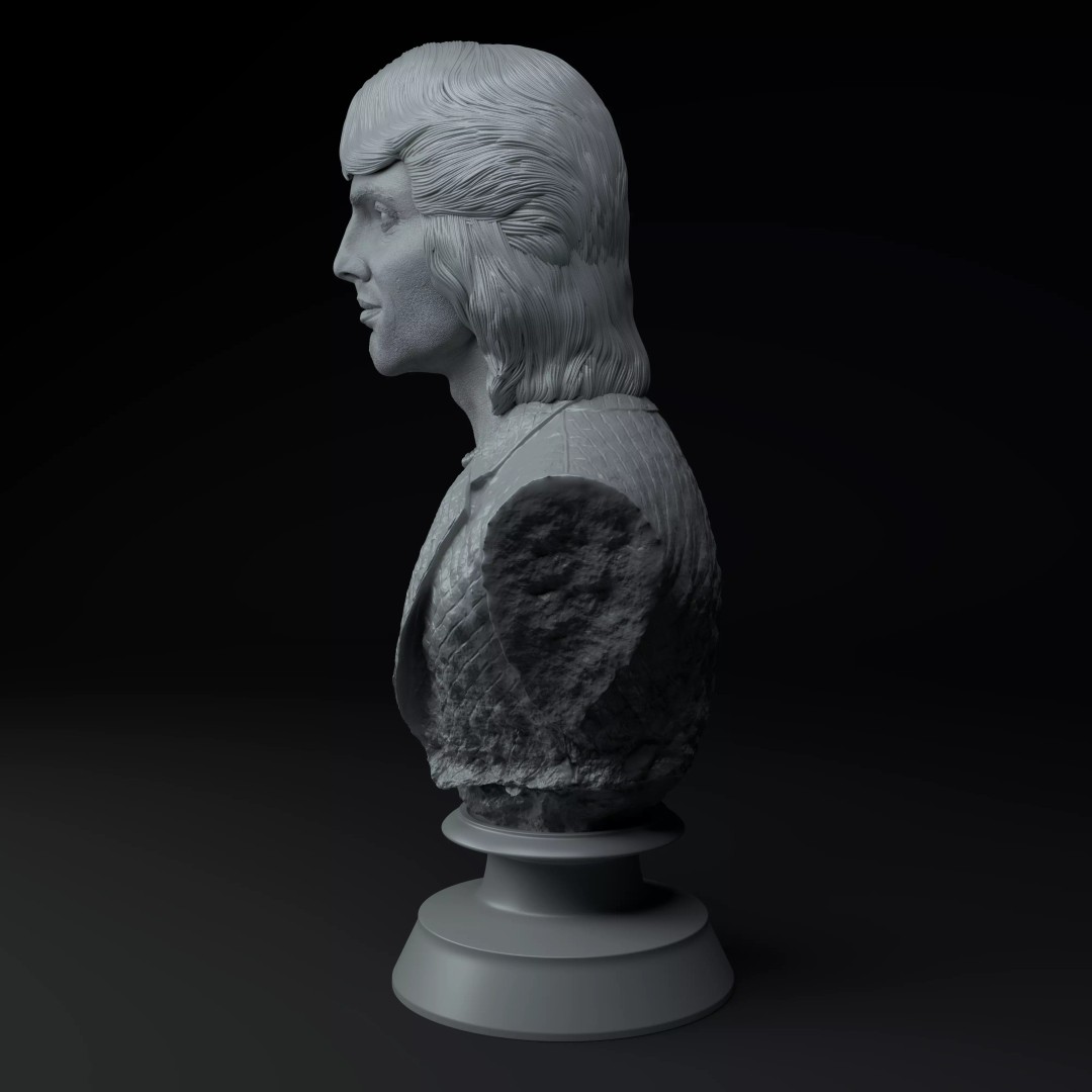 Freddie Mercury 3D Model – Premium Diorama Busts STL for Printing - View 16