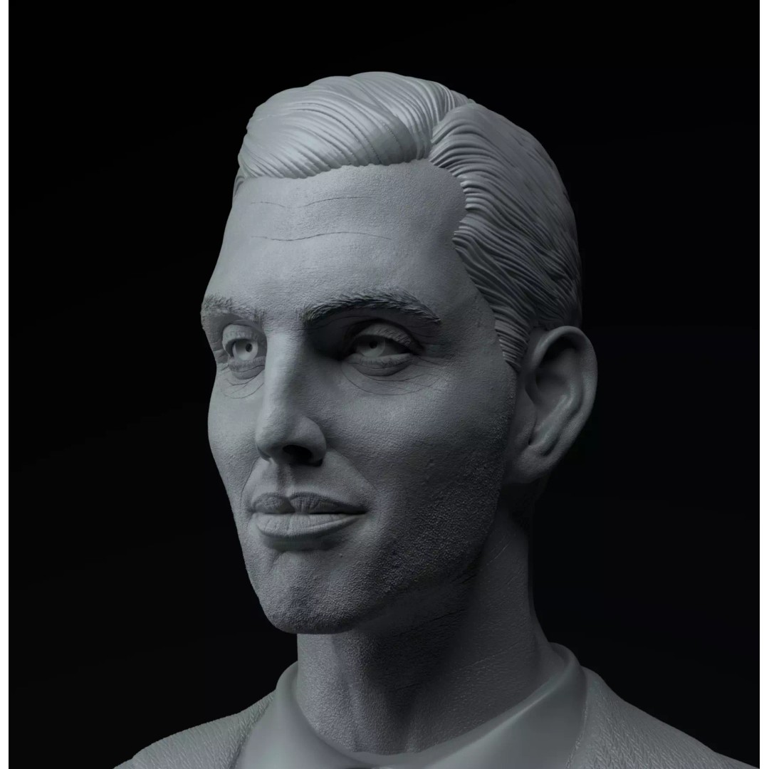 Freddie Mercury 3D Model – Premium Diorama Busts STL for Printing - View 9