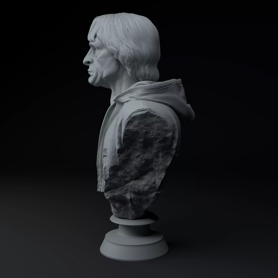 Joker Joaquin Phoenix 3D Model – Premium Bust for Printing - View 4