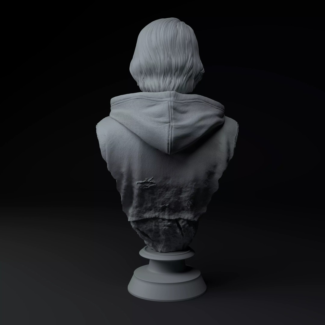 Joker Joaquin Phoenix 3D Model – Premium Bust for Printing - View 6