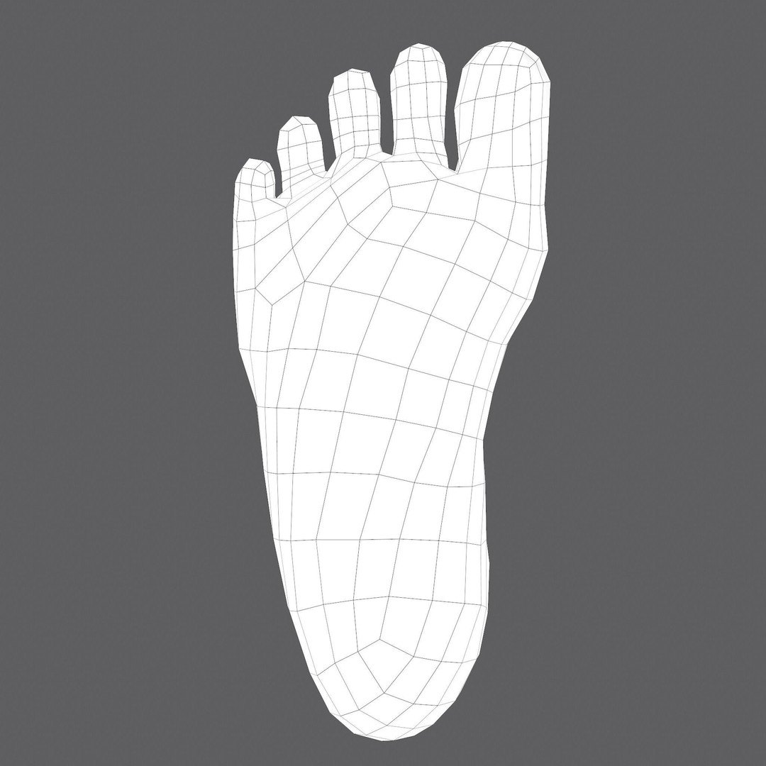 Severed Leg 3D Model – Low Poly PBR Horror Asset, FBX - View 55