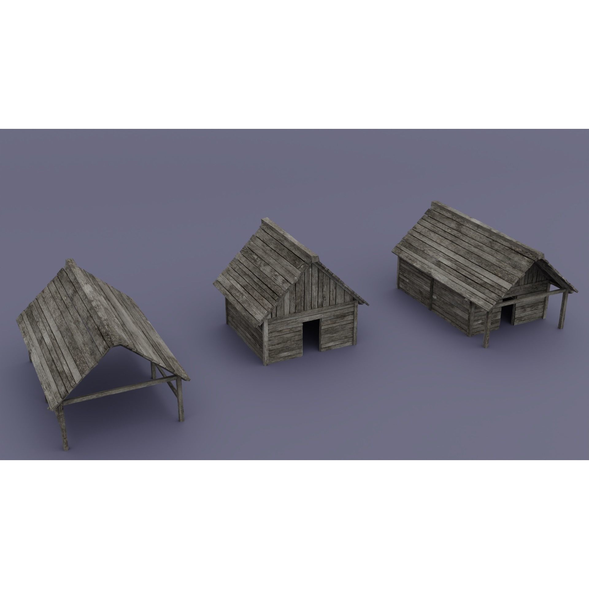 Pirate Town - Low-Poly Game-Ready 3D Model - View 18