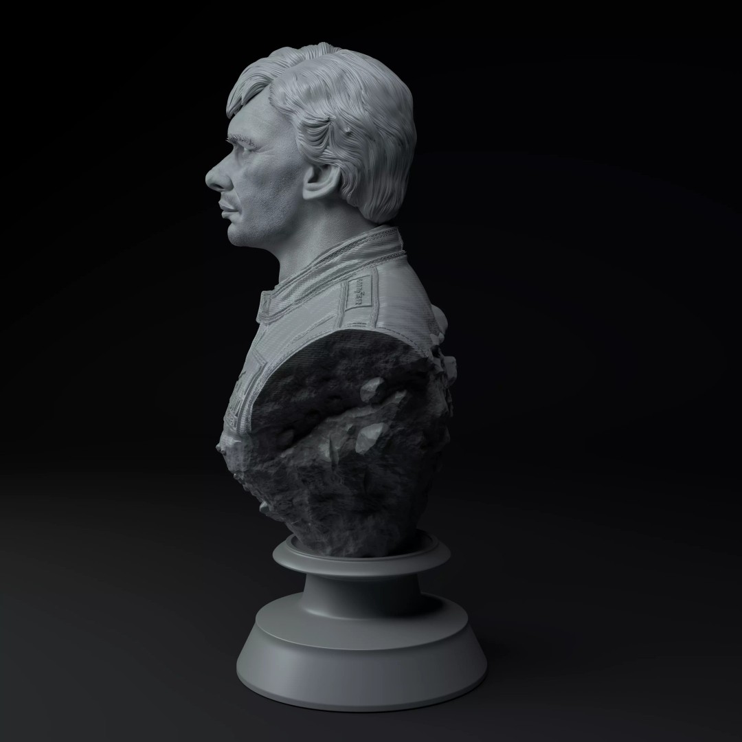 Ayrton Senna Diorama 3D Model – High Detail Collectible, STL - View 5