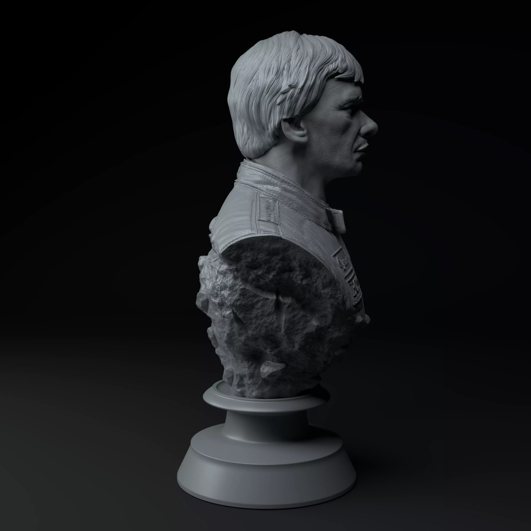 Ayrton Senna Diorama 3D Model – High Detail Collectible, STL - View 9