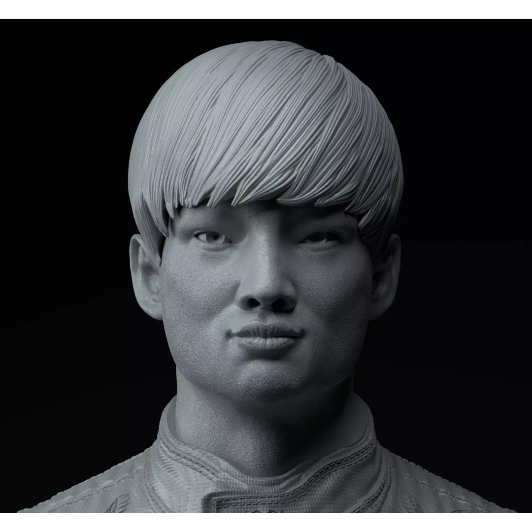 Yuki Tsunoda 3D Model – Premium Bust for 3D Printing, STL - View 10
