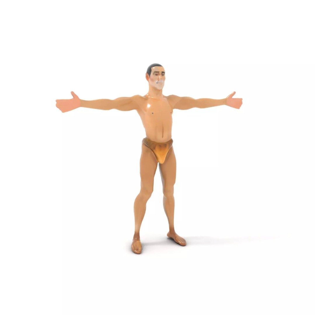 Realistic Male Anatomy 3D Model – Low Poly & Game Ready for Education - View 5