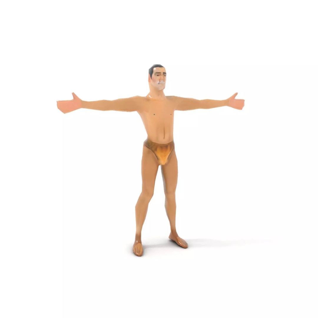 Realistic Male Anatomy 3D Model – Low Poly & Game Ready for Education - View 7