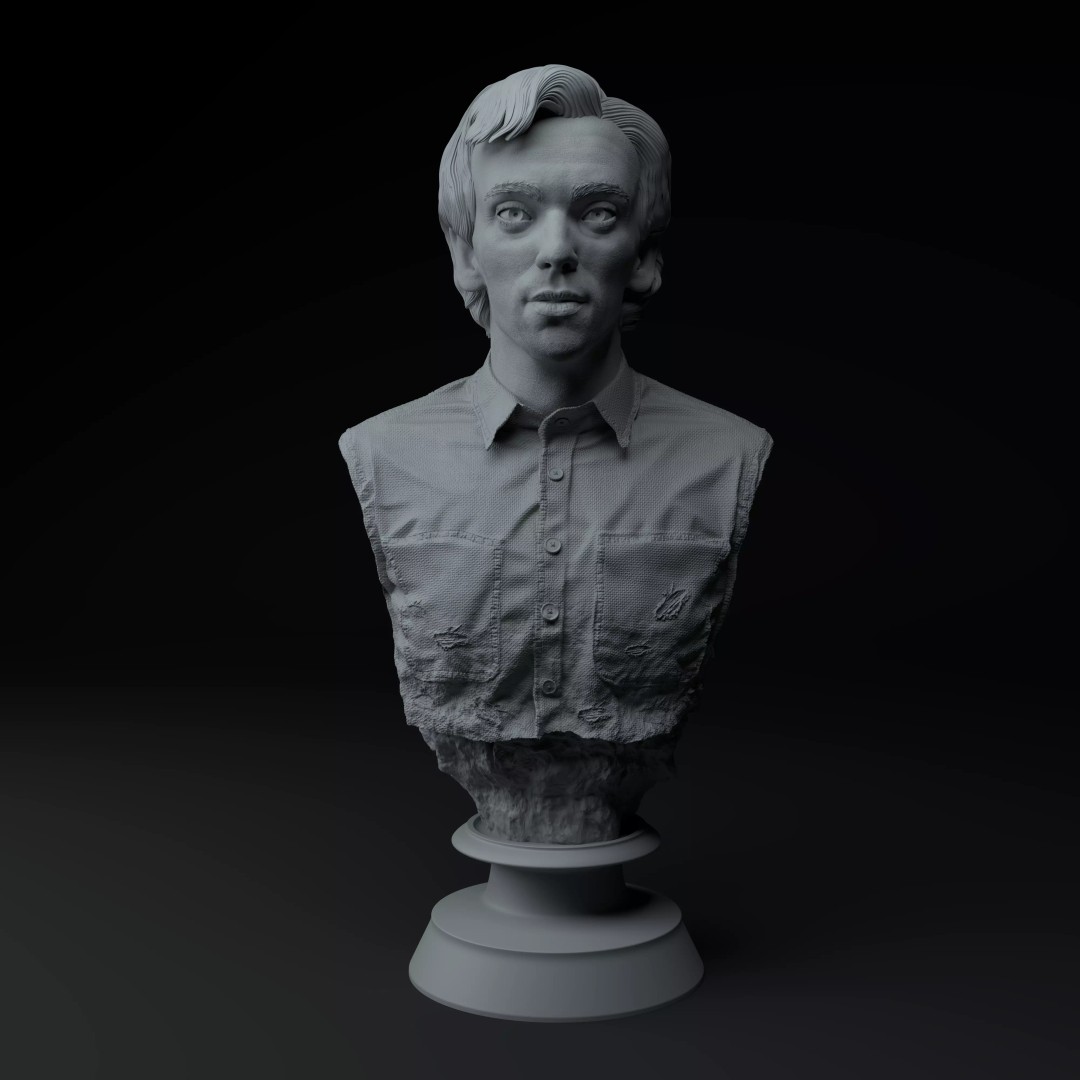 Henry Creel 3D Model – Premium Bust Sculpture for Printing - View 4