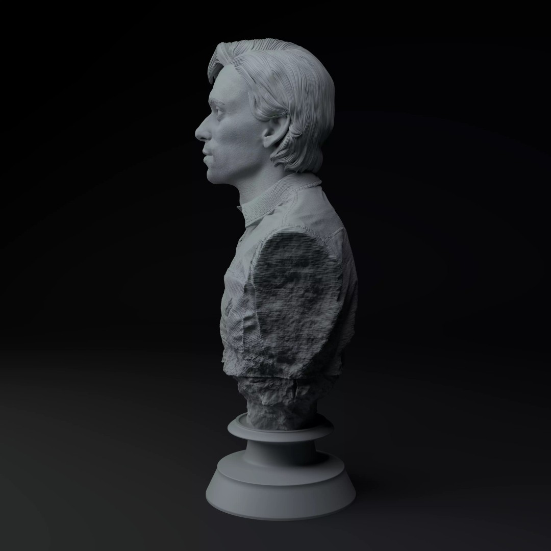 Henry Creel 3D Model – Premium Bust Sculpture for Printing - View 5