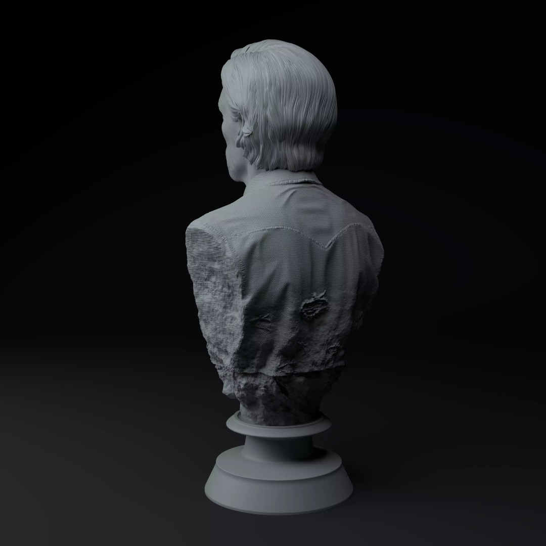 Henry Creel 3D Model – Premium Bust Sculpture for Printing - View 6