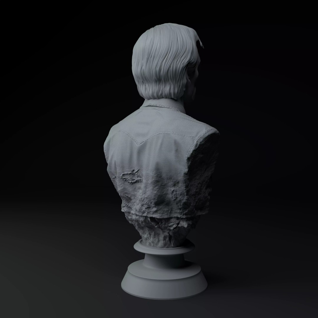 Henry Creel 3D Model – Premium Bust Sculpture for Printing - View 8