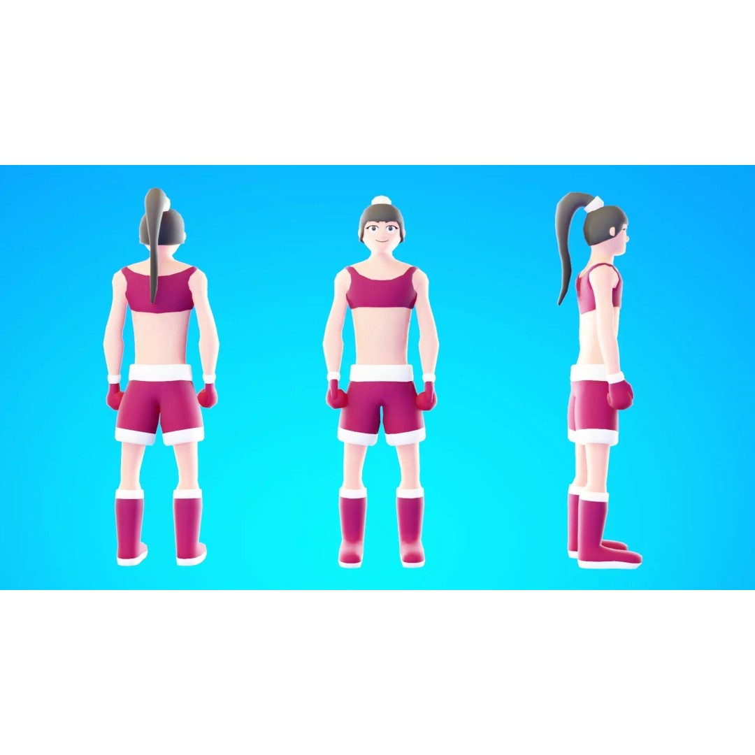 Casual Character Pack 3D Model – Low Poly Rigged NPCs, FBX - View 10