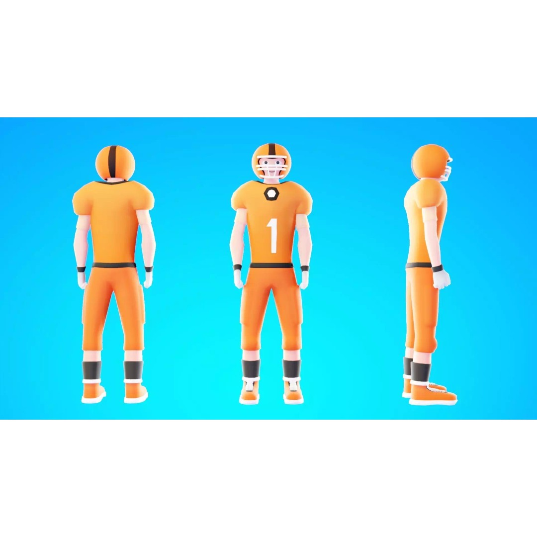 Casual Character Pack 3D Model – Low Poly Rigged NPCs, FBX - View 11
