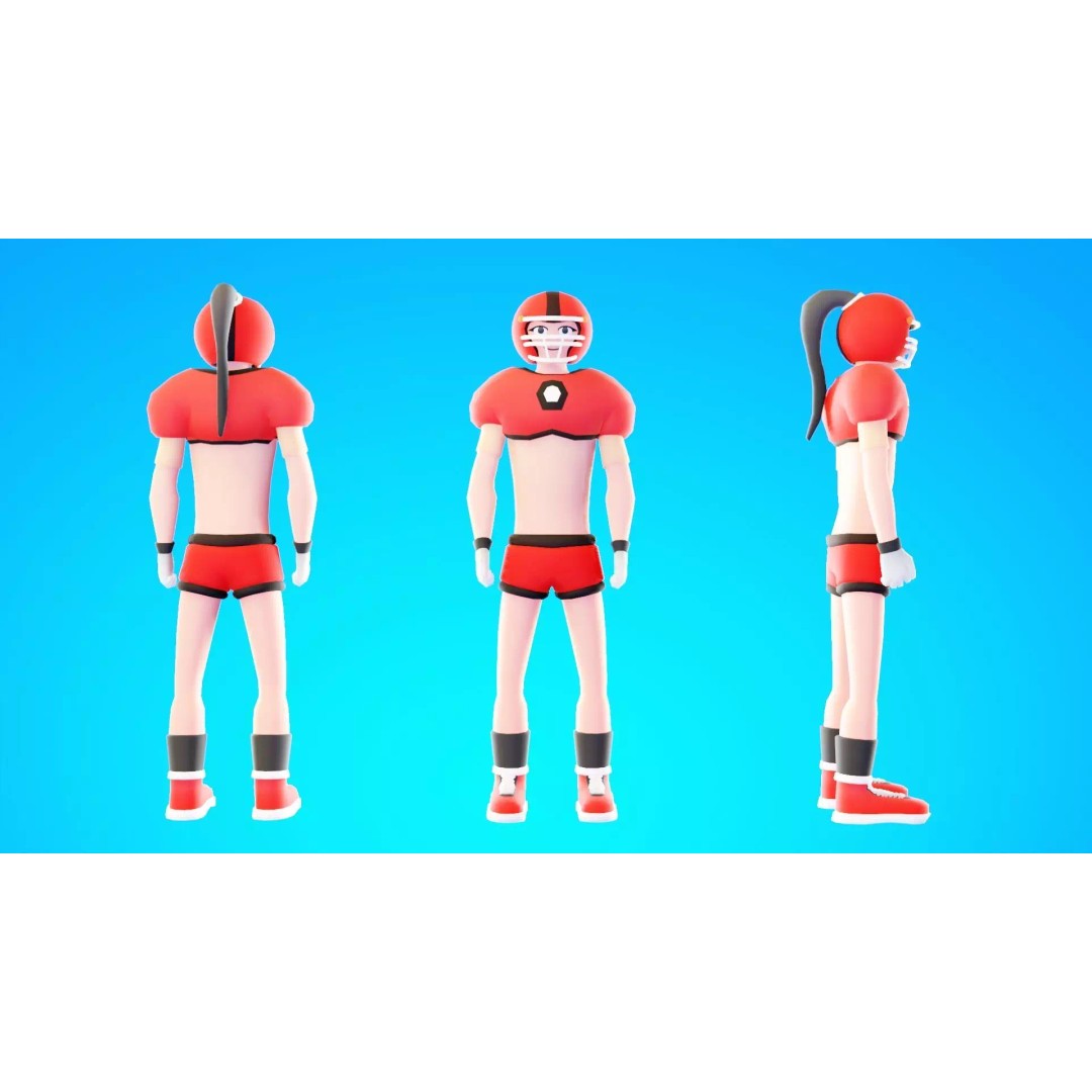 Casual Character Pack 3D Model – Low Poly Rigged NPCs, FBX - View 12