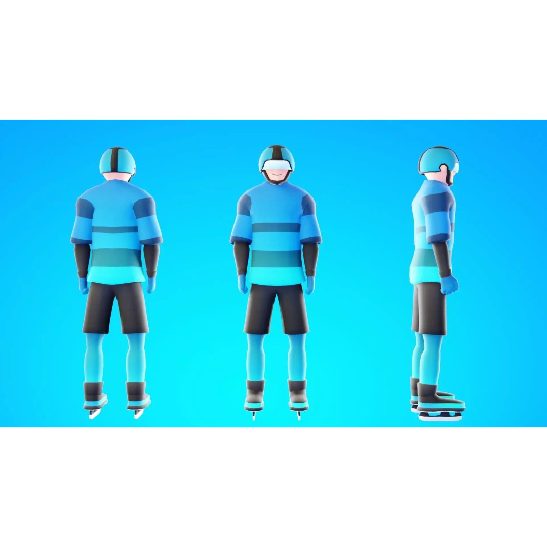 Casual Character Pack 3D Model – Low Poly Rigged NPCs, FBX - View 13
