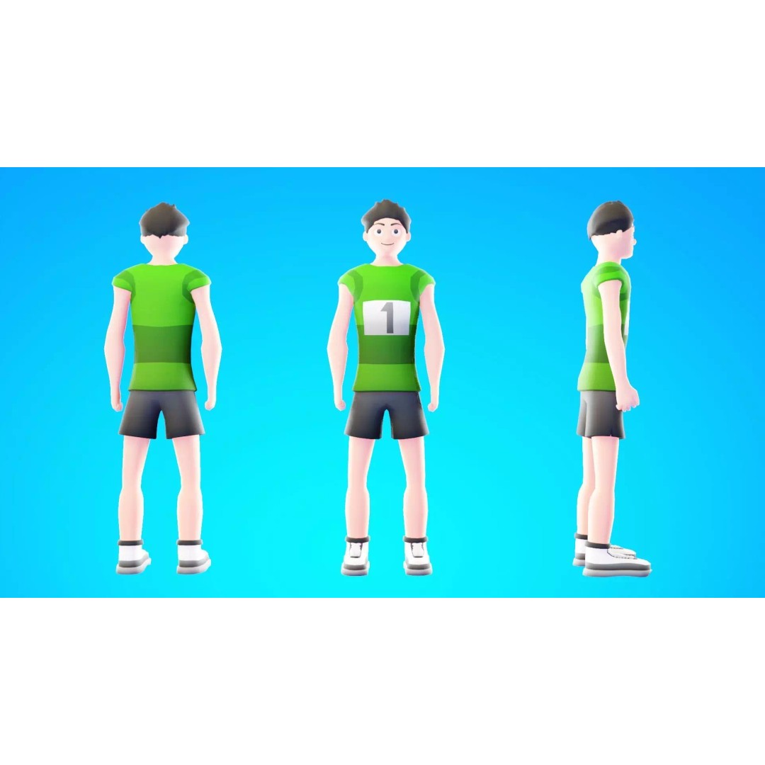Casual Character Pack 3D Model – Low Poly Rigged NPCs, FBX - View 19