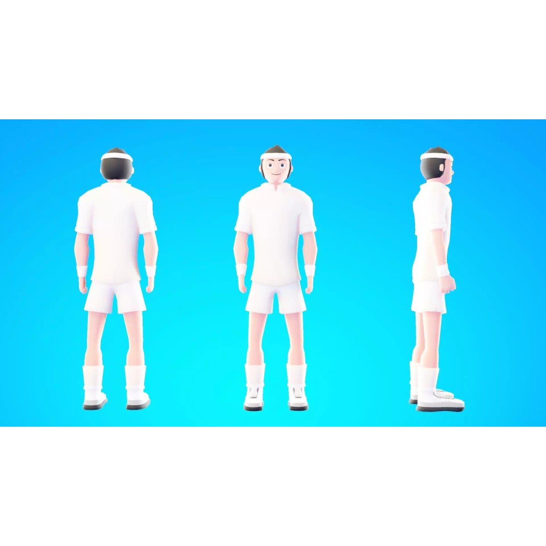 Casual Character Pack 3D Model – Low Poly Rigged NPCs, FBX - View 24