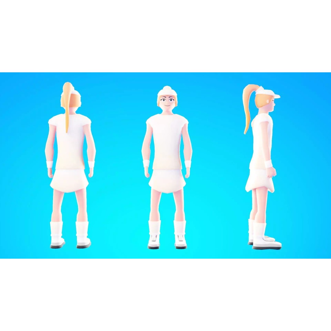 Casual Character Pack 3D Model – Low Poly Rigged NPCs, FBX - View 25