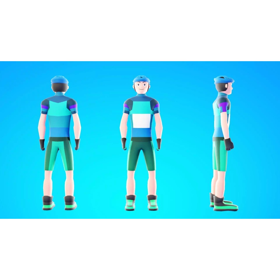 Casual Character Pack 3D Model – Low Poly Rigged NPCs, FBX - View 26