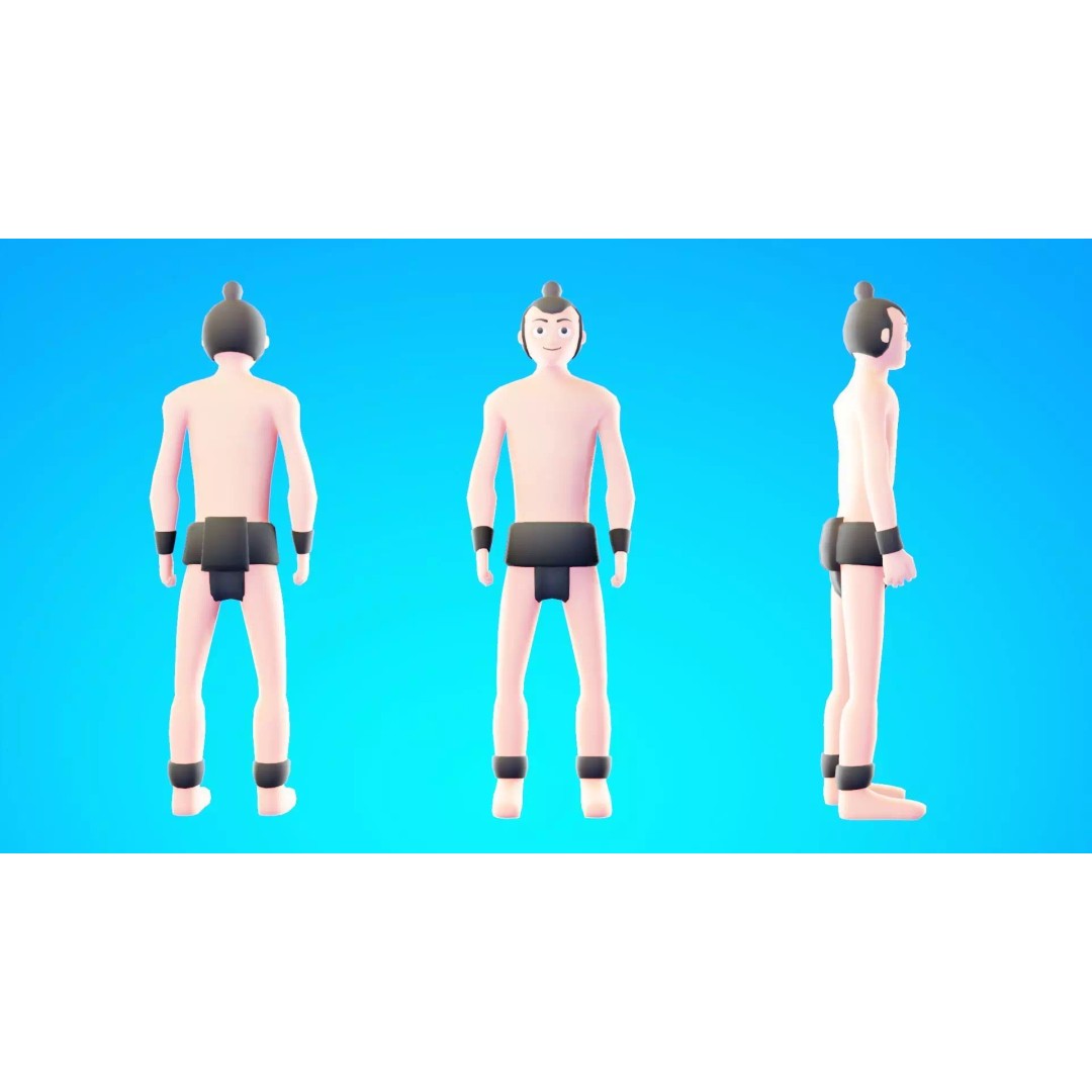 Casual Character Pack 3D Model – Low Poly Rigged NPCs, FBX - View 5